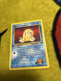 Pokemon 1st Edition Gym Challenge Misty’s Psyduck 90/132 NM/M - Image 1