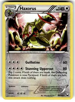 Haxorus - 89/108 - Dark Explorers Reverse Holo Rare Pokemon TCG - Image 1