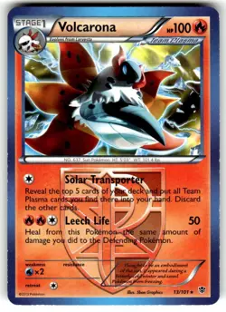 Volcarona - Rare - Plasma Blast - 13/101 - Pokemon TCG LP - Image 1