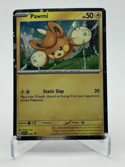 Pawmi 040 Cosmos Holo Rare Black Star Promo Pokemon TCG - Image 1
