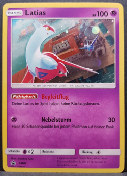 Latias SM87 Schimmernde Legenden Holo Promo Pokemon Pokemon Karte Deutsch NM - Image 1