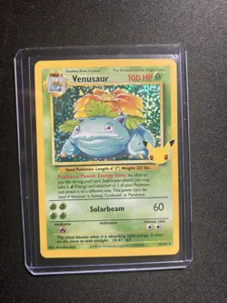 Venusaur Holo 15/102 Celebrations Classic Collection Pokemon 2021 NM - Image 1