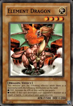 Element Dragon - SOD-EN023 - LP - YuGiOh - Image 1