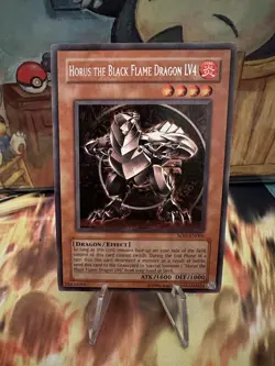 Horus the Black Flame Dragon LV4 - SOD-EN006 - Rare - Unlimited Edition - Image 1