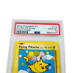 Flying Pikachu 110/108 XY Evolutions PSA Gem Mint 10 Graded Pokemon TCG Card - Image 2