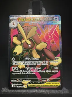 Mega Lopunny EX 115/094 Full Art Phantasmal Flames Pokemon Card NM - Image 1