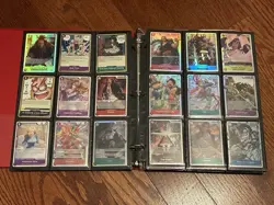 One Piece TCG Binder Collection a bunch of finalist cards, pre-release winners - Image 3