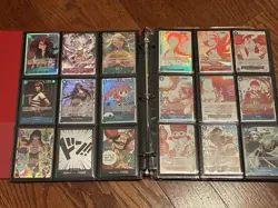 One Piece TCG Binder Collection a bunch of finalist cards, pre-release winners - Image 4