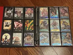 One Piece TCG Binder Collection a bunch of finalist cards, pre-release winners - Image 5