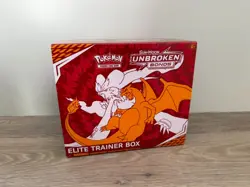 Rare - Pokemon Elite Trainer Box - Sun & Moon - Unbroken Bonds - Cards Dice New - Image 1