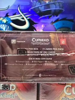 Booster Box Cuphead In Out Of The Cards-Tomodachi Press-Dario Moccia- 20 packs - Image 3