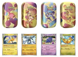 Pokemon TCG Scarlet & Violet 151 Mini Tins 4-Pack + 4 Promo Cards New Sealed - Image 5