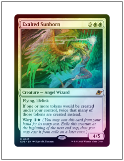 1x Exalted Sunborn, Foil, Magic the Gathering MTG NM - Image 1