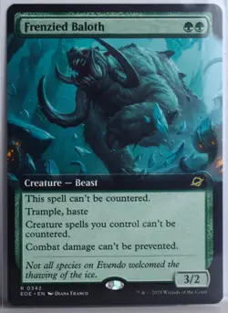 Frenzied Baloth [New, Near Mint] Extended Art {Edge of Eternities} - Image 1