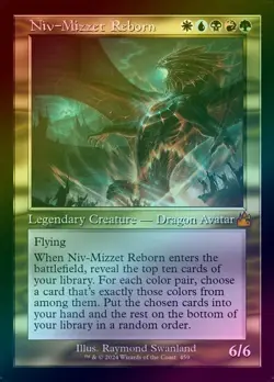 Niv-Mizzet Reborn - Retro Frame (Foil) (RVR) Ravnica Remastered - NM - Image 1