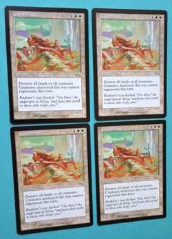 Magic the Gathering MTG Urza's Saga CATASTROPHE X 4 LP/EX R 1998! - Image 3