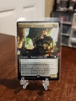 Earth King's Lieutenant Extended Art Avatar: The Last Airbender NM MTG - Image 1