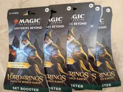 5x MTG LOTR Set Booster Packs - Image 1