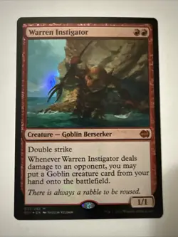 Warren Instigator Duel Decks: Merfolk vs. Goblins Foil - Image 1