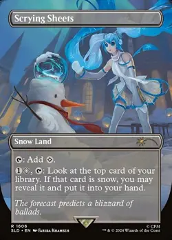 English Secret Lair x Hatsune Miku Winter Diva Non-Foil MTG-NEW, FACTORY SEALED - Image 3
