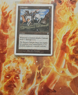 Caltrops MTG 7th Edition - Lightly Played - Image 1
