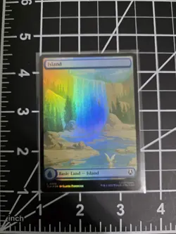Island 0293 TLA Borderless Foil MTG Avatar: The Last Airbender NM/M - Image 1