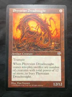 Phyrexian Dreadnought Mirage Regular Rare MTG Magic The Gathering - Image 1
