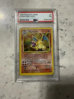 Pokemon TCG 1999 Charizard Holo PSA 7 - Image 1