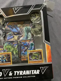 Pokemon TCG Lucario V. Tyranitar V. Heavy Hitters PremiumCollection. SEE PHOTOS - Image 5