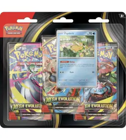 Pokemon TCG - Mega Evolution 3 Pack Blister - Factory Sealed & New ✅ - Psyduck - Image 1