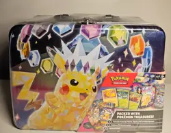 Pokemon Surging Sparks 2024 Fall Collectors Tin Lunchbox - New Sealed - Image 1