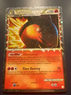 Pokemon Typhlosion (Prime) 110/123 Ultra Rare HeartGold SoulSilver MP - Image 3