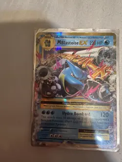 Pokemon TCG - Mega Blastoise EX 220 HP Ultra Rare Holo - Image 1