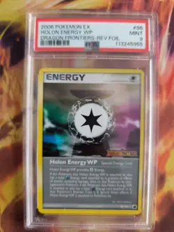 Pokemon Card Holon Energy WP Ex Dragon Frontiers Reverse Holo Stam Deutsch PSA 9 - Image 2
