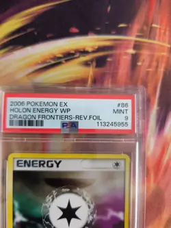 Pokemon Card Holon Energy WP Ex Dragon Frontiers Reverse Holo Stam Deutsch PSA 9 - Image 4
