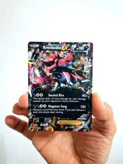 Krookodile EX XY25 X & Y Ultra Rare Holo Black Star Promo Pokemon Card~NM - Image 1