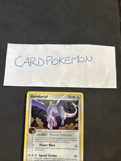 Pokemon Card Aerodactyl 1/92- Legend Maker -eng-holo-Mint! - Image 2