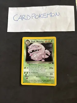 Pokemon Card Dark Weezing 14/82-Team Rocket -Ita-Swirl-Holo-Good! - Image 1