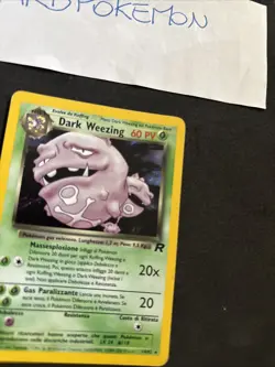 Pokemon Card Dark Weezing 14/82-Team Rocket -Ita-Swirl-Holo-Good! - Image 4