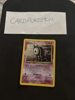Pokemon Card Unown 14/75- Set Neo discovery-Ita-Holo-Good! - Image 1
