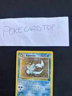 Pokemon Card Vaporeon 12/64-Set Jungle-ita-Holo-Good! - Image 2