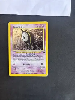 Pokemon Card Unown 14/75- Set Neo discovery-Ita-Holo-Good! - Image 3