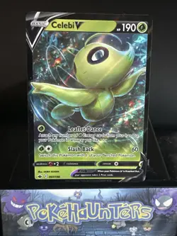 Pokemon Card Celebi V 007/198 Chilling Reign Half Art Holo Rare NM - Image 1