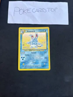 Pokemon Card Azumarill 2/111 -Neo Genesis-ita-Holo-good! - Image 3