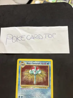 Pokemon Card Misty’s Tentacruel 10/132 gym Challenge Holo-Eng-good! - Image 2