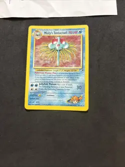 Pokemon Card Misty’s Tentacruel 10/132 gym Challenge Holo-Eng-good! - Image 3