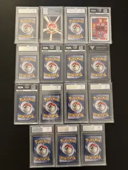Pokemon TCG WOTC Vintage PSA MGC Graded Bundle 15x Cards - Image 2