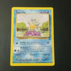 Squirtle - 93/130 Base Set - Pokemon LP-EXC BUY 2 CARDS GET 1 FREE!! - Image 1