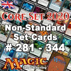 Magic the Gathering MTG Core Set 2020 M20 Cards NOT FOUND IN BOOSTER PACKS - Image 1