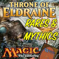Magic the Gathering MTG Throne of Eldraine ELD Mythic Rares & Rare Cards NM/M - Image 1